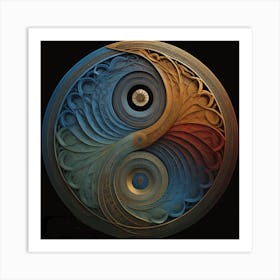 Yin Yang 4 Art Print