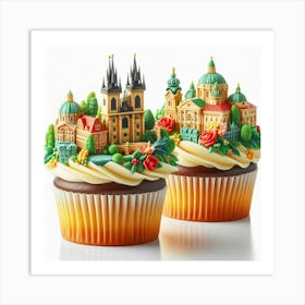 Prague Cupcakes Art Print