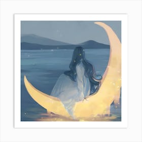 Moon. 1 Art Print