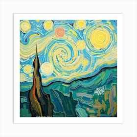 Starry Night 13 Art Print