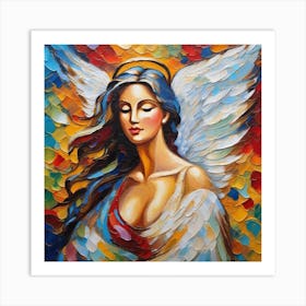 Angel Painting 8 Art Print