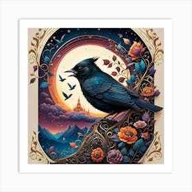 Bird Of The Night Art Print