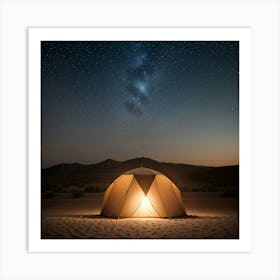 Night In The Desert Art Print