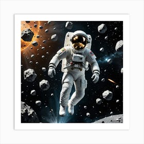 The Silent Universe: An Astronaut's Realm Art Print