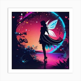 Fairy In The Forest Art Print