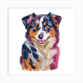 Australian Shepherd 04 Art Print