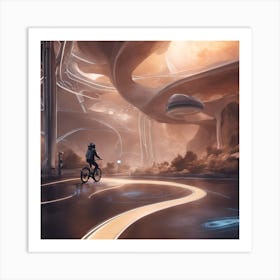 Futuristic City Art Print