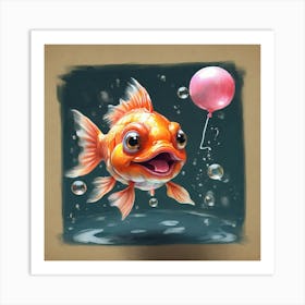 Goldfish 25 Art Print