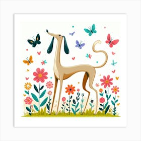 Illustration dog 1 Art Print