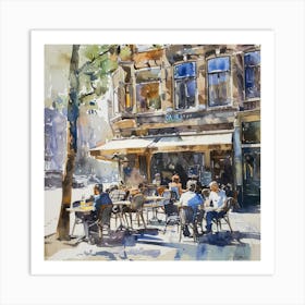 Amsterdam Coffee Culture Series 1 Art Print