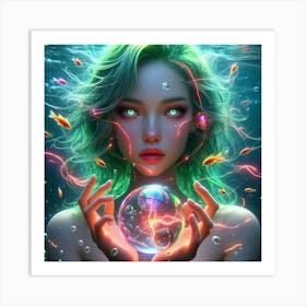 Mermaid 33 Art Print