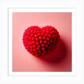Heart Shaped Red Balls Art Print