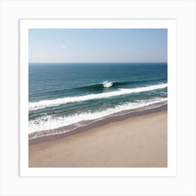 Aerial View Of The Beach 6 Art Print