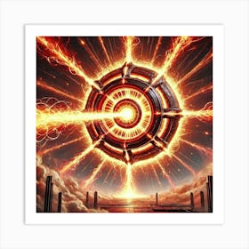 Inferno Nexus Focused Beam Art Print