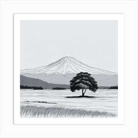 Mt Fuji Art Print