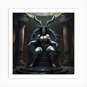 Demon Throne Art Print