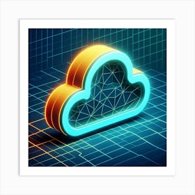 Cloud Computing 1 Art Print