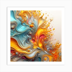 Abstract Abstract Painting 5 Art Print