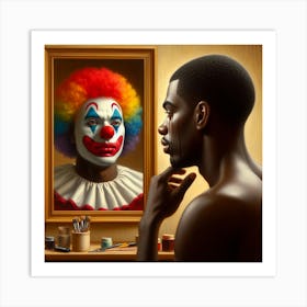 tears of a clown Art Print