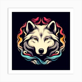 Wolf Head 1 Art Print