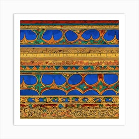 Thai Pattern Art Print