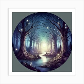 Moonlit Magic 4 Art Print