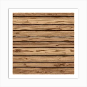 Wood Plank Background 6 Art Print