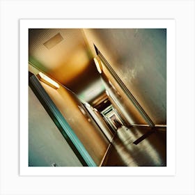 Creepy Hallway Art Print