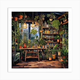 Garden Room 3 Art Print