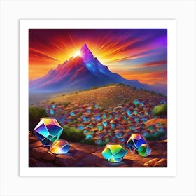 Of A Mountain Art Print