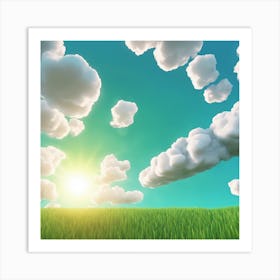 Cloudy Sky Art Print