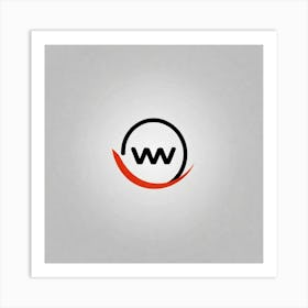 Logo For W Art Print