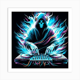 Dj Dj 3 Art Print