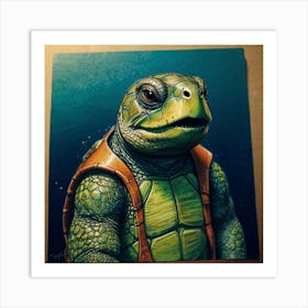 Turtle 8 Art Print