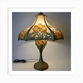 Deco Lamp Art Print