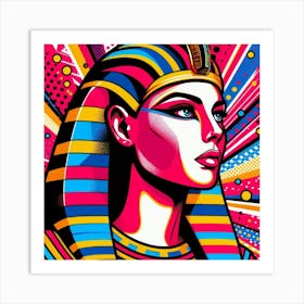 Pop Egyptian Basma Solar Art Print