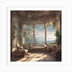 Room In A Castle Art Print