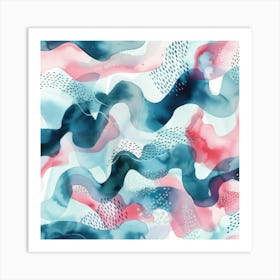 Abstract Watercolor Painting 34 Art Print