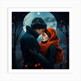 In love couple Art Print