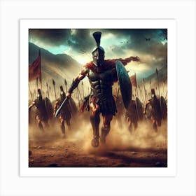 Sparta Warriors 1 Art Print