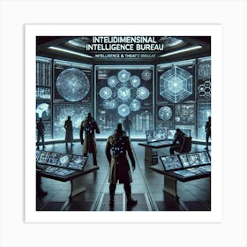 A Depiction Of The Interdimensional Intelligence B Role Art Print