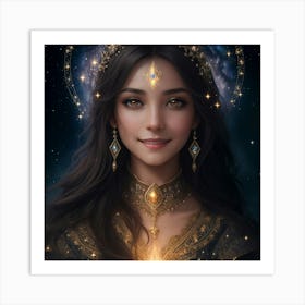 Astral Goddess Art Print