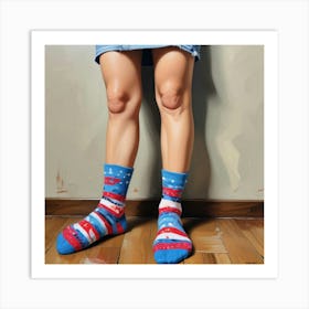 Looking For My Socks Art Print Art Print