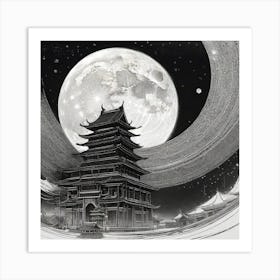 Asian Pagoda 2 Art Print