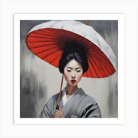 Geisha 3 Art Print