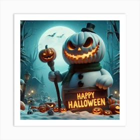 Happy Halloween 3 Art Print