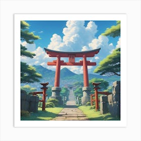 Torii Gate Art Print