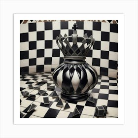 Chess Game Art Print