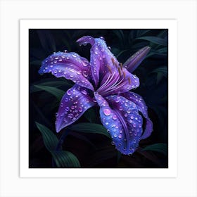 Jeweled Bloom (11) Art Print