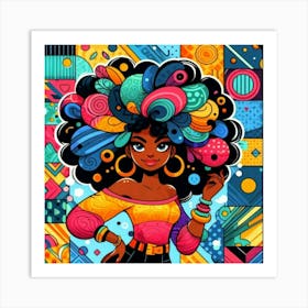 Afro Girl 13 Poster